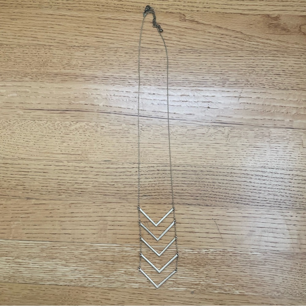Chevron Fashion Necklace